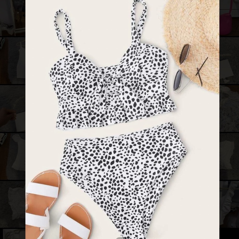 Brand New, with Tags Never Shein High Waisted Bathing Suit. Size: Small.